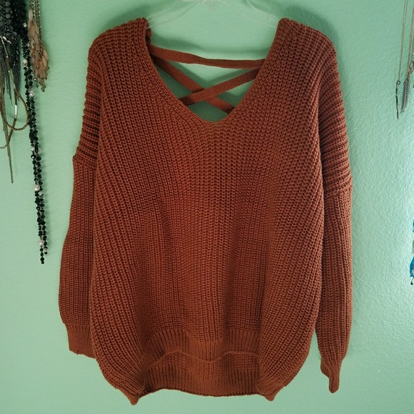 ❌ SOLD OUT ❌ Rusty Orange Sweater - Picture 3 of 6